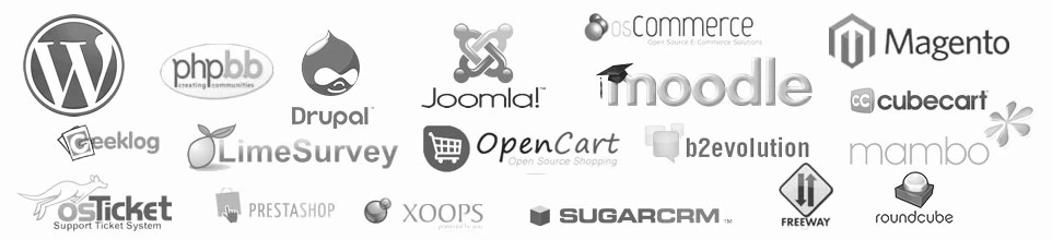 Cientos de aplicaciones web disponibles